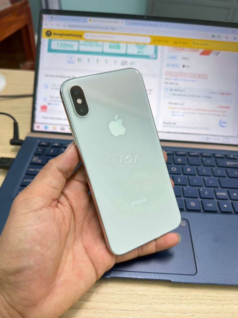 Apple iPhone X 64GB Trắng Việt Nam. Mua bán Điện thoại tại Huyện Tây Sơn Bình Định được đăng bởi Tây Sơn  hình 1