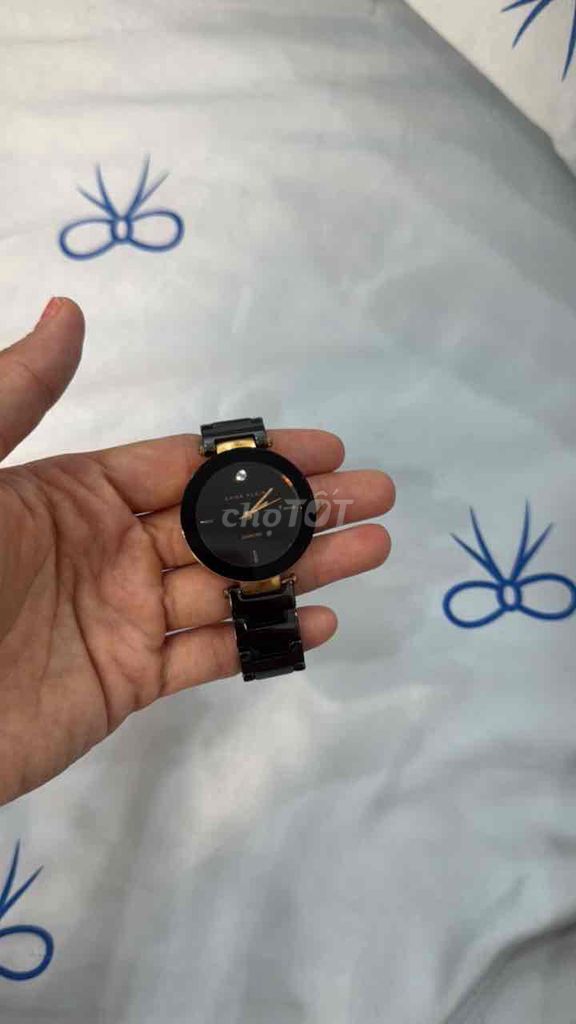 Đồng hồ Anne Klein Nữ Đen Vàng. Mua bán Đồng hồ tại Quận 1 Tp Hồ Chí Minh được đăng bởi Hồng Linh hình 1