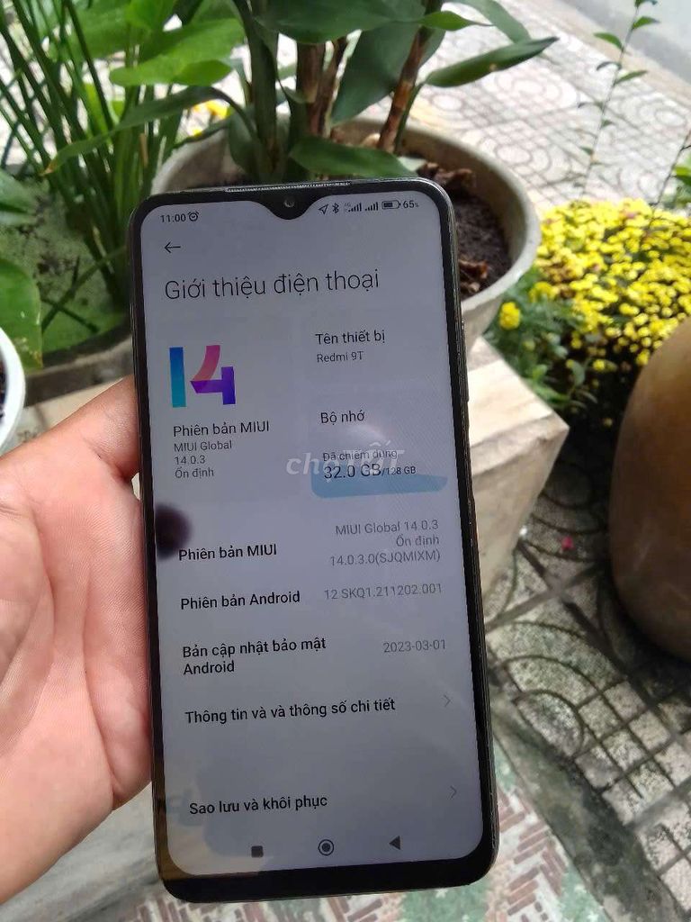 Bán hay giao lưu Xiaomi Redmi 9t ram 6+2/128g