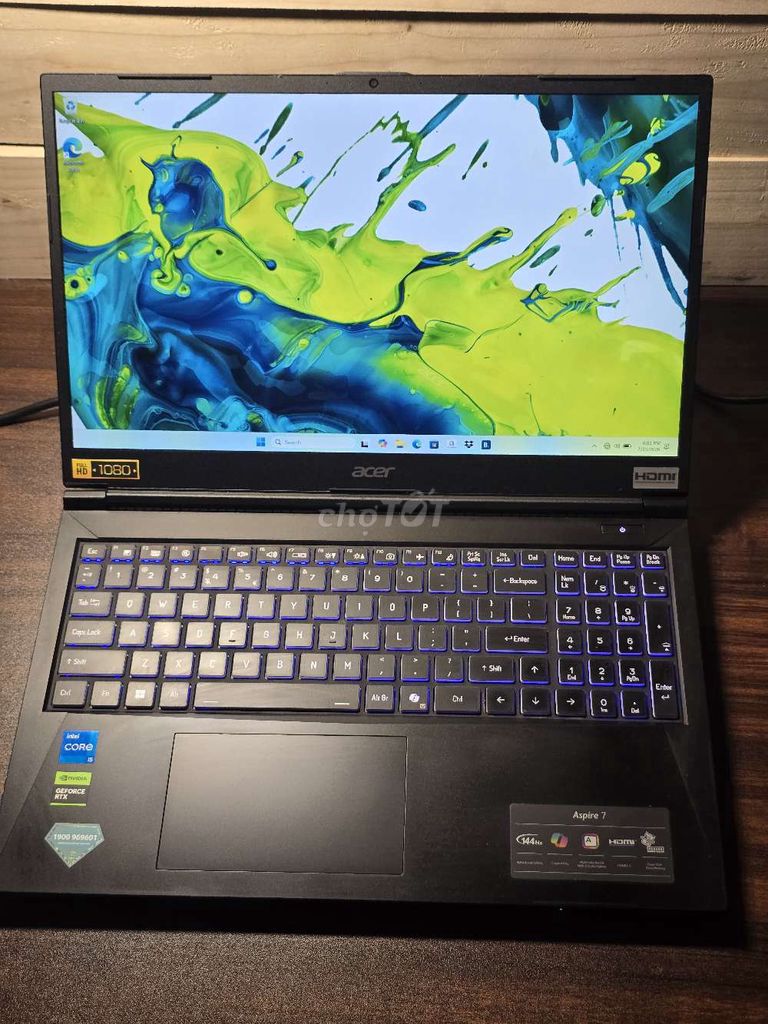 0248 Acer Aspire 7 i5-12450H/16G/512G RTX3050. Mua bán Laptop tại Quận Bình Tân Tp Hồ Chí Minh được đăng bởi T D Laptop hình 1