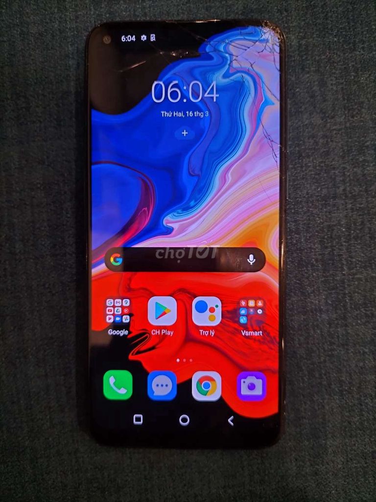 Vinsmart Live4  ram 6gb 64GB Nứt kính. Mua bán Điện thoại tại Quận Nam Từ Liêm Hà Nội được đăng bởi phamduy hình 1