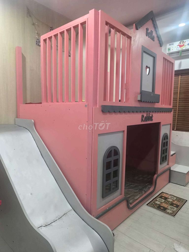 Giường tầng Nữ Gỗ Hồng. Mua bán Giường, chăn ga gối nệm tại Huyện Hòa Vang Đà Nẵng được đăng bởi Le trang hình 1
