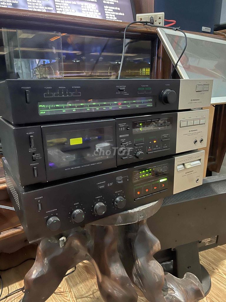 nguyên bộ ampli-tuner-tape