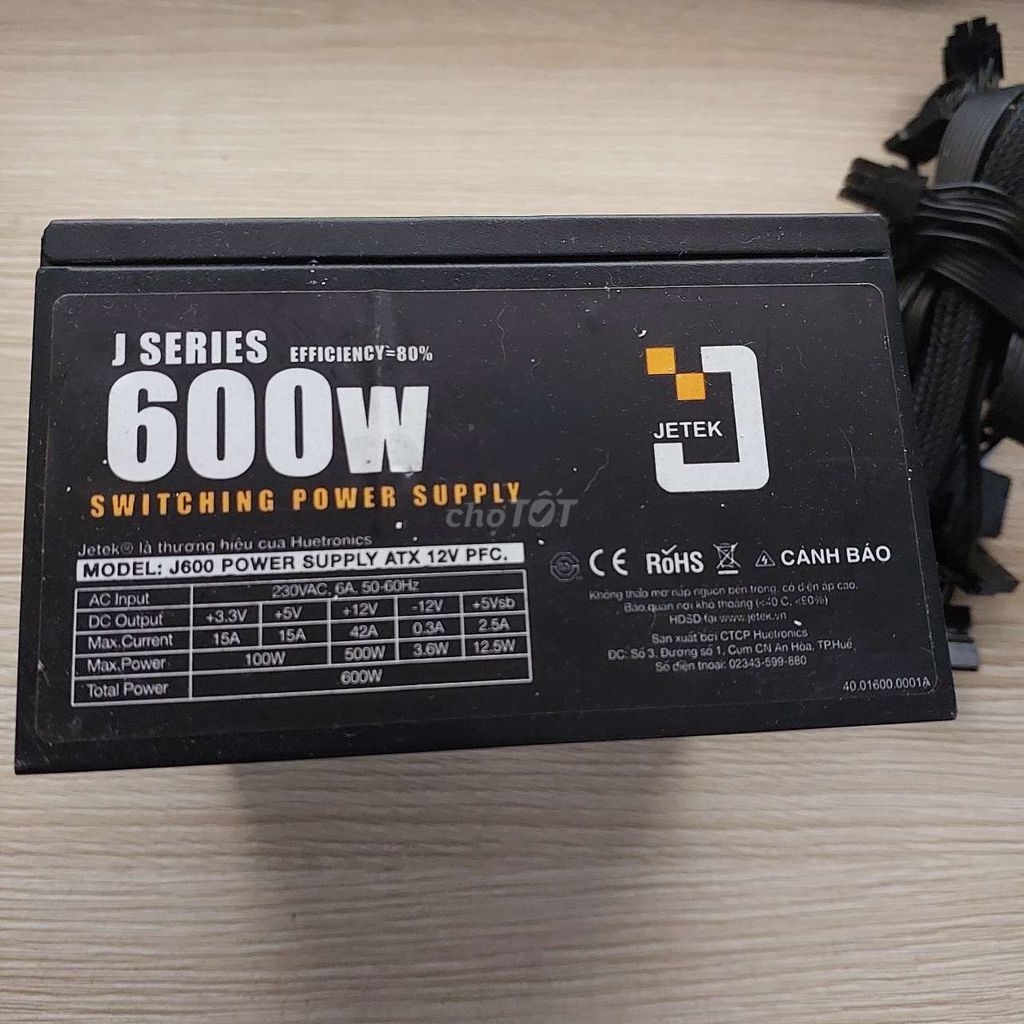 BÁN NGUỒN NHƯ HÌNH 600W