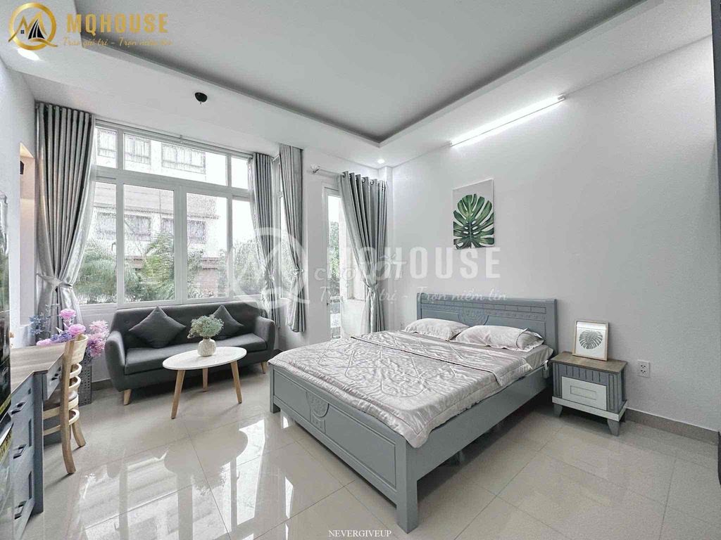 CHO THUÊ CHDV 35m2 FULL NỘI THẤT BAN CÔNG NGAY NGUYỄN XÍ