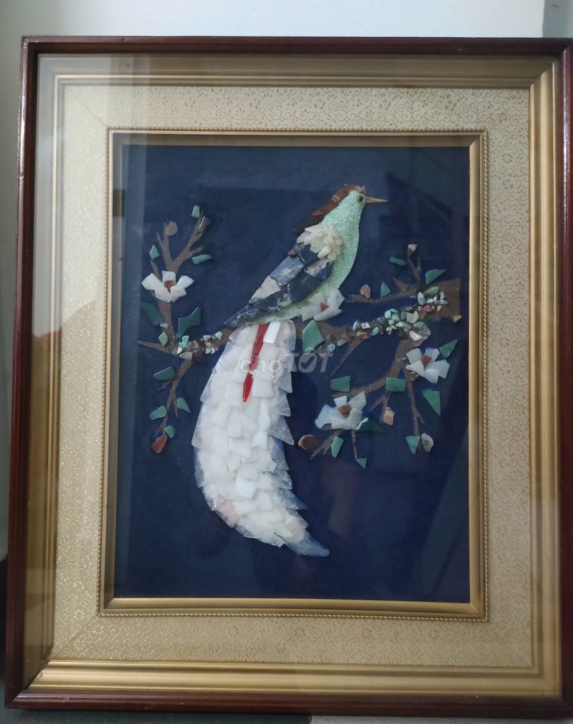 Tranh đính đá Nhật Bản khung kính 57x48cm. Mua bán Đồ sưu tầm, đồ cổ tại Quận Thanh Khê Đà Nẵng được đăng bởi son le hình 1