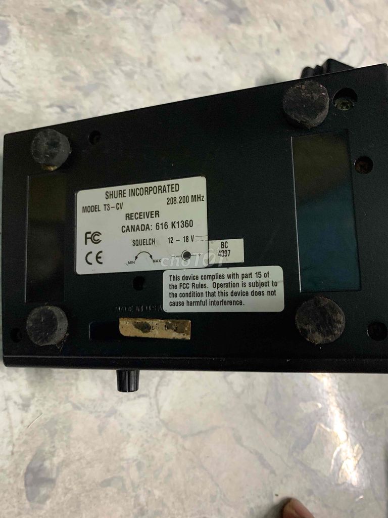 Micro không dây Shure T3-CV Đen. Mua bán Tivi, Âm thanh tại Quận Bình Tân Tp Hồ Chí Minh được đăng bởi trí  nguyễn hình 1
