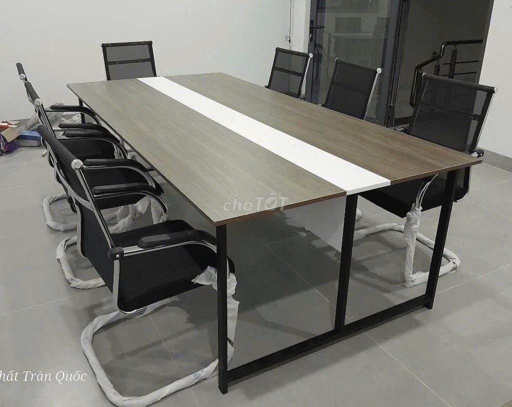 Bàn họp MDF 1m2x2m4. Mua bán Đồ dùng văn phòng tại Huyện Bình Chánh Tp Hồ Chí Minh được đăng bởi đỗ thị kim trâm  hình 1