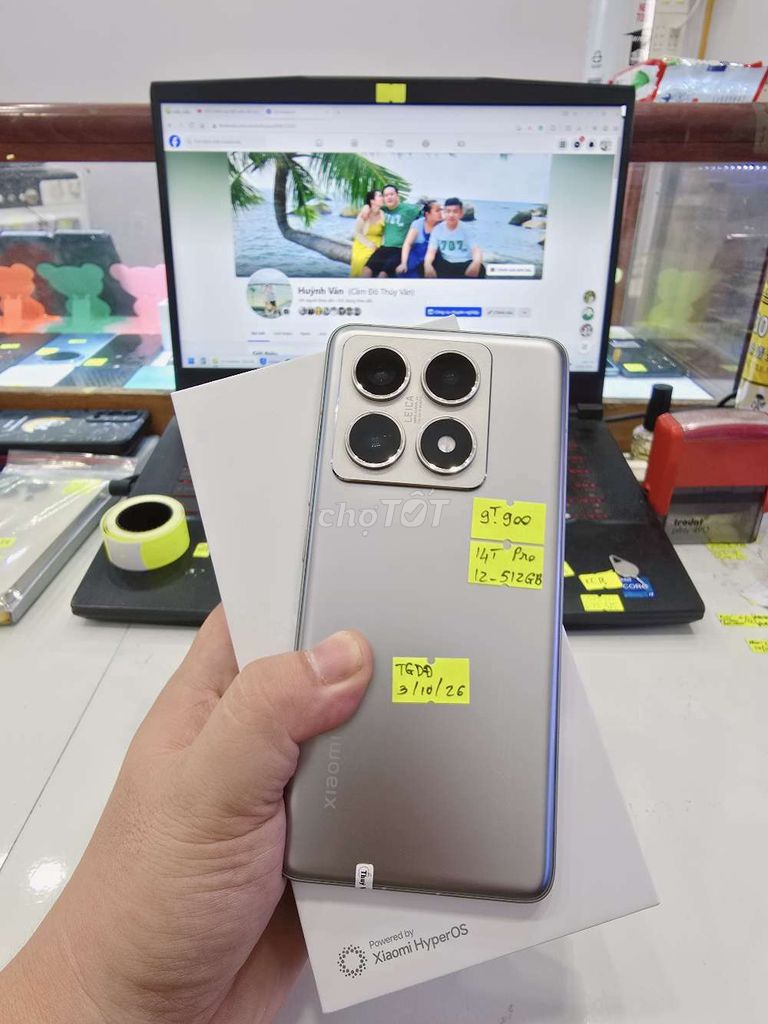 Xiaomi 14T Pro 5G - 12/512gb. Mua bán Điện thoại tại Thành phố Long Xuyên An Giang được đăng bởi Facebook Cầm Đồ Thúy Vân hình 1