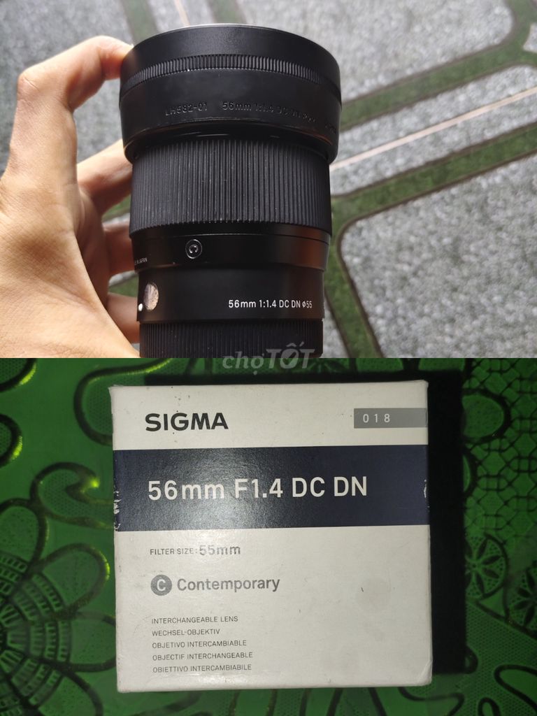 Ống kính Sigma 56mm F1.4 DC DN Đen. Mua bán Máy ảnh, Máy quay tại Quận Bình Thạnh Tp Hồ Chí Minh được đăng bởi Hung Huy hình 1