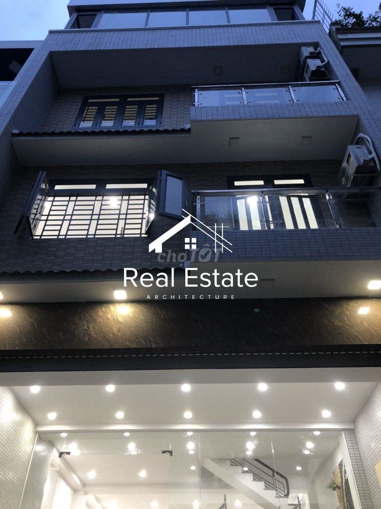 Cho Thuê Nhà Bình Giã, P.13, Q.Tân Bình, DT: 8x18m, Hầm trệt 3 lầu