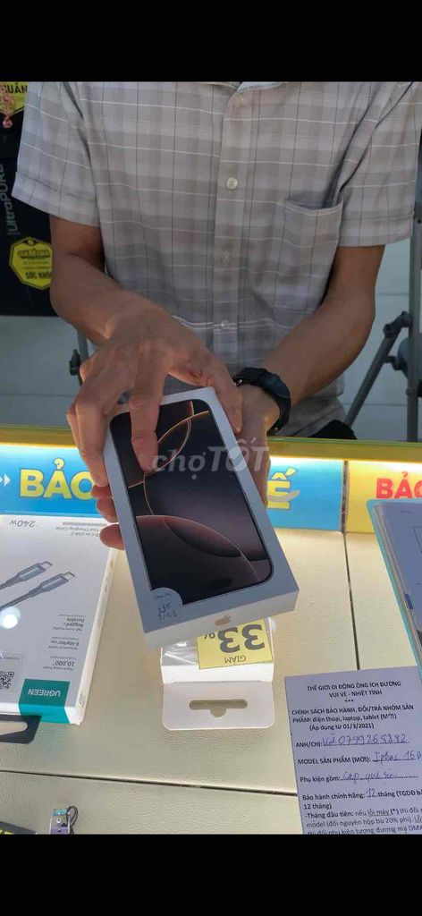 iPhone 16 Pro Max 256GB Vàng - Mới 100%. Mua bán Điện thoại tại Huyện Hòa Vang Đà Nẵng được đăng bởi Nguyễn Vĩnh hình 1