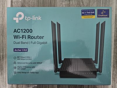 Router wifi băng tầng kép AC1200 TP - Link C64...