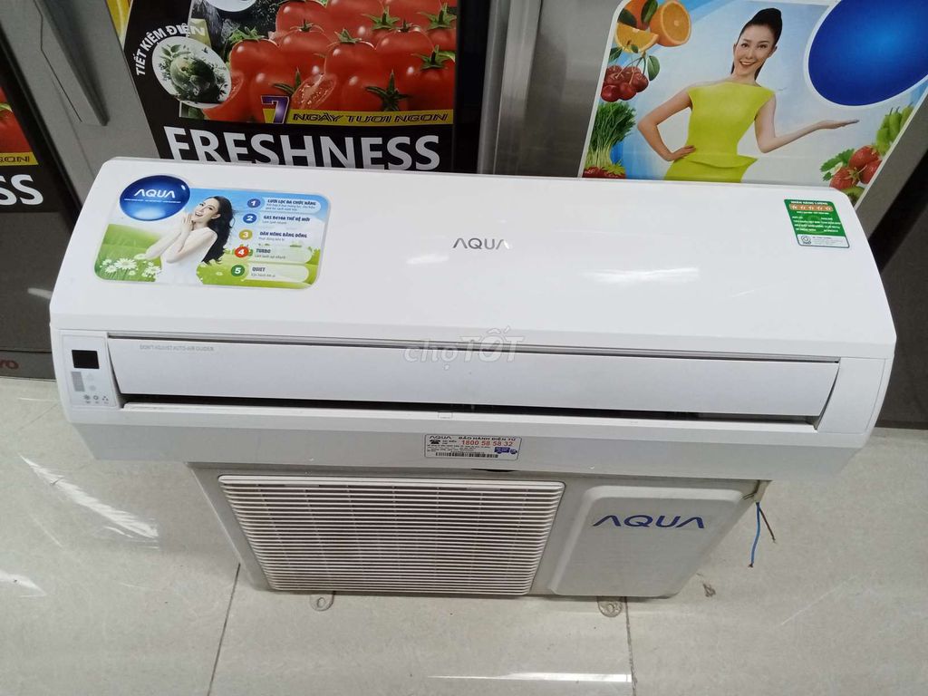Điều hòa Aqua 1 HP Trắng. Mua bán Máy lạnh, điều hoà tại Huyện Long Thành Đồng Nai được đăng bởi Điện Máy Thanh Lý hình 1