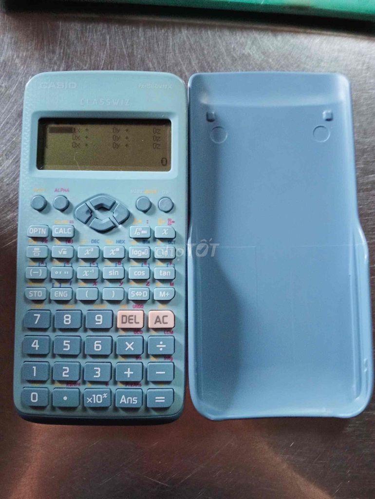 Máy tính khoa học Casio fx-580 Xanh lam. Mua bán Đồ dùng văn phòng tại Quận Bình Thuỷ Cần Thơ được đăng bởi Châu Đại Thiên hình 1