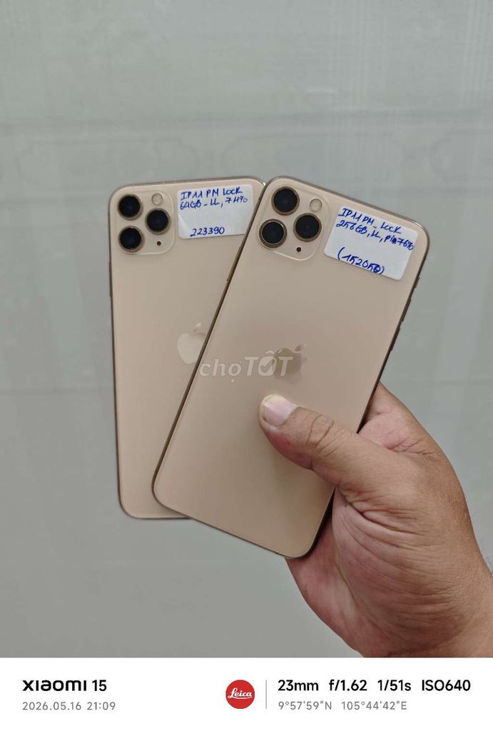 iPhone 11 Pro Max 64GB & 256GB Lock Gold 99% Zin.. Mua bán Điện thoại tại Quận Cái Răng Cần Thơ được đăng bởi Ngân Long Trung hình 1