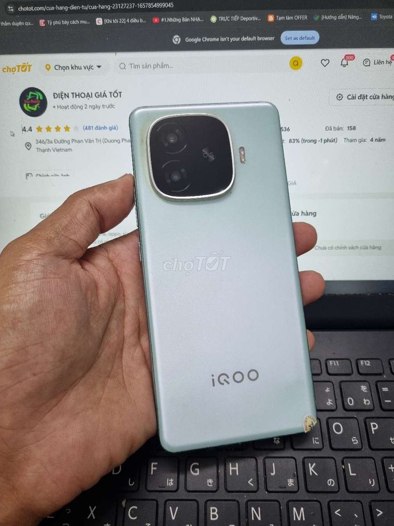VIVO IQOO Z9 8GB.256GB SNAP 7 GEN 3 PIN 6000. Mua bán Điện thoại tại Quận Bình Thạnh Tp Hồ Chí Minh được đăng bởi Dân Mobile hình 1