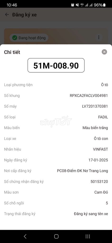 VinFast Fadil 2020 Cam đỏ. Mua bán Ô tô tại Quận Bình Tân Tp Hồ Chí Minh được đăng bởi Phạm Tuấn Minh hình 3