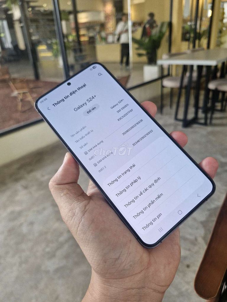 Samsung Galaxy S24 Plus 5G Đen. Mua bán Điện thoại tại Quận Ninh Kiều Cần Thơ được đăng bởi nguyễn Trần Quân hình 1