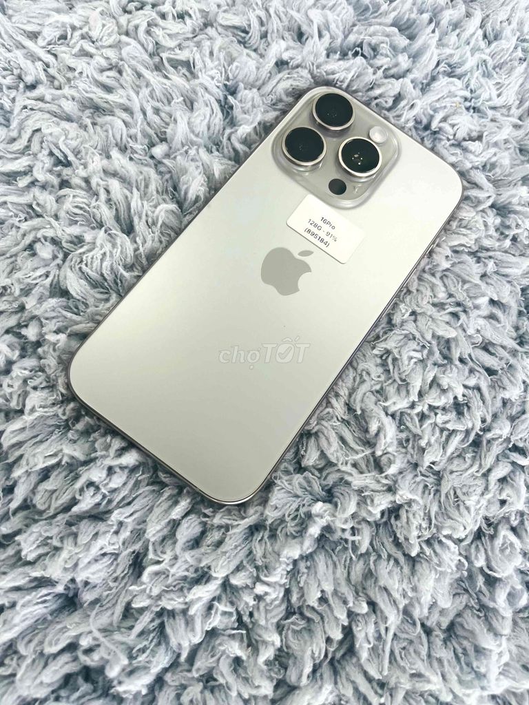 Apple iPhone 16 Pro 128GB Xám tự nhiên. Mua bán Điện thoại tại Quận Ngô Quyền Hải Phòng được đăng bởi lê thanh thuỷ hình 1