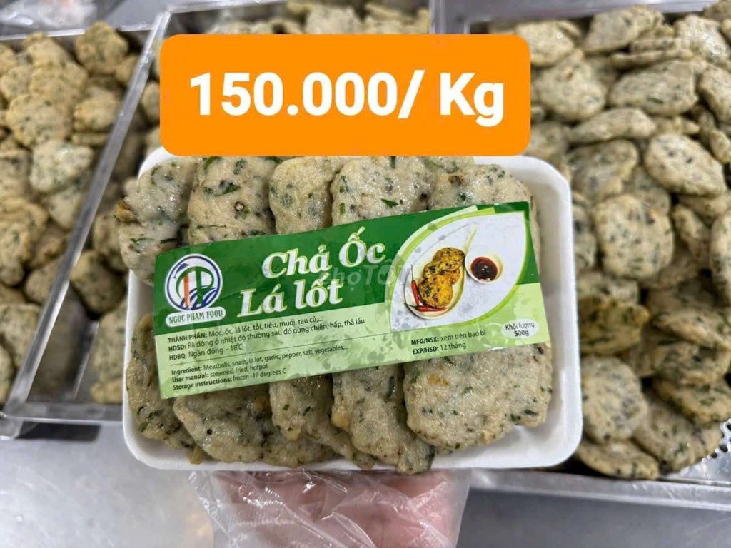 Chả ốc lá lốt Ngọc Phạm Food 1kg. Mua bán Đồ ăn, thực phẩm và các loại khác tại Quận Gò Vấp Tp Hồ Chí Minh được đăng bởi Lê Thị Nguyệt Ánh hình 1