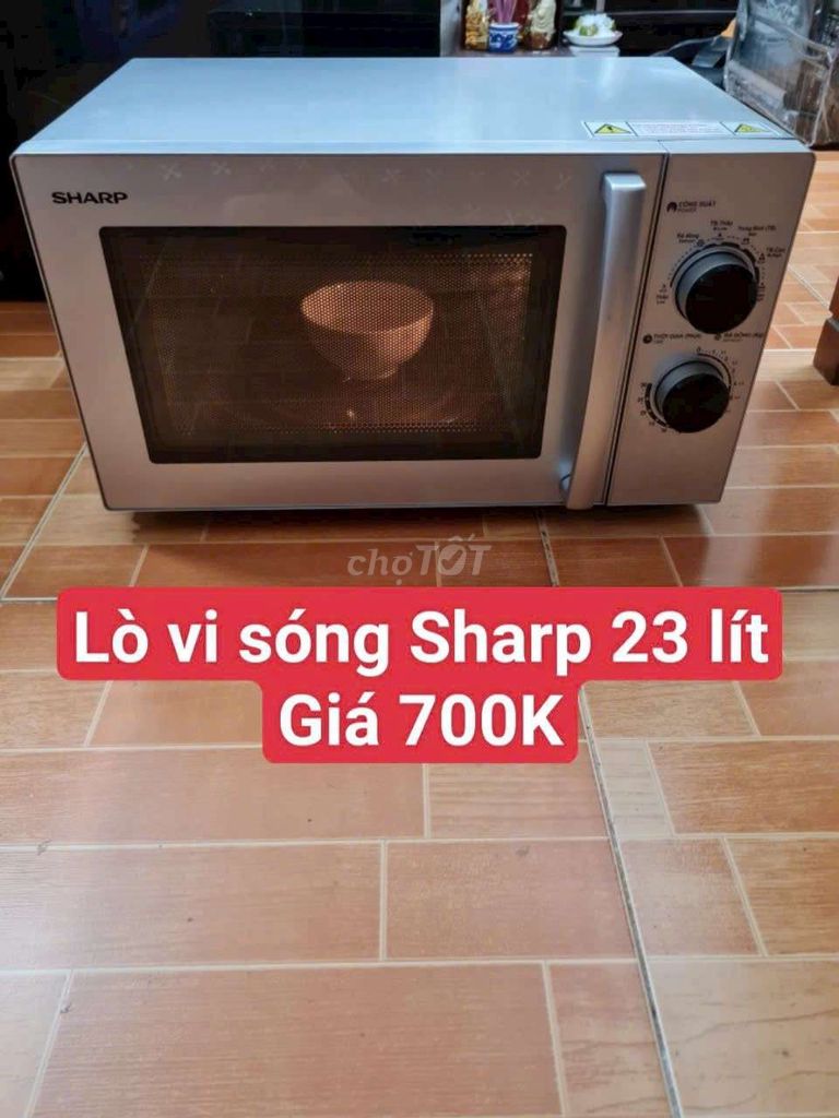 Thanh lý Lò vi sóng Sharp 23 lít
.còn moi 80%