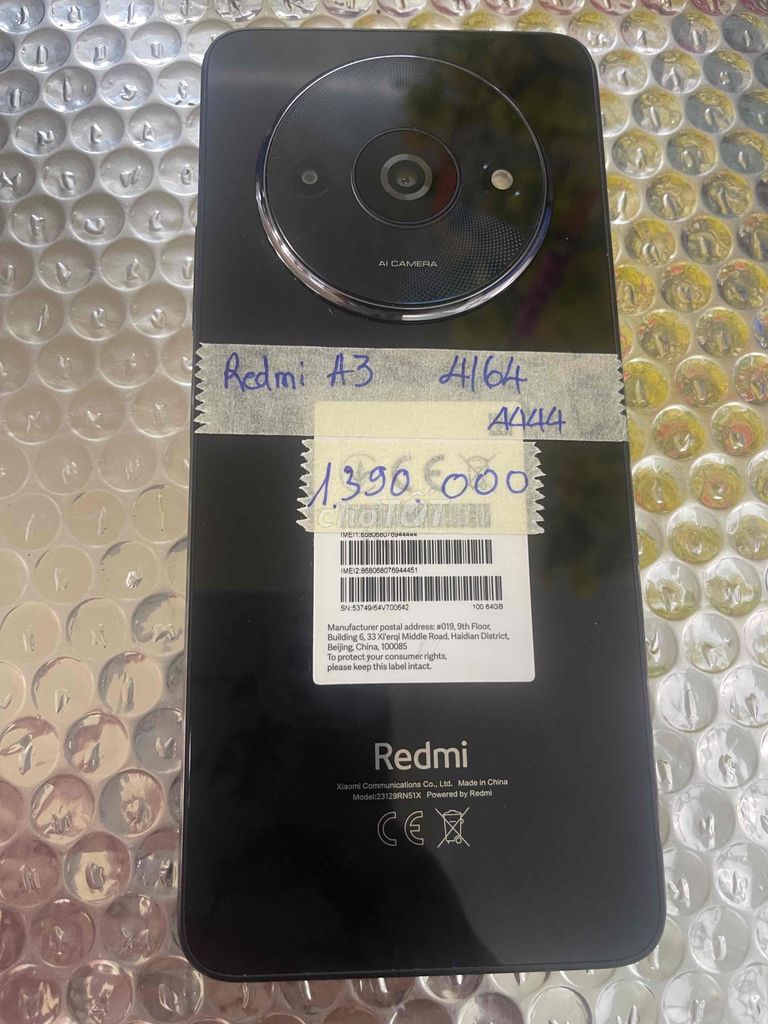 Redmi A3 4/64GB đẹp keng. Mua bán Điện thoại tại Quận Ninh Kiều Cần Thơ được đăng bởi Cầm Đồ Anh Quý hình 1