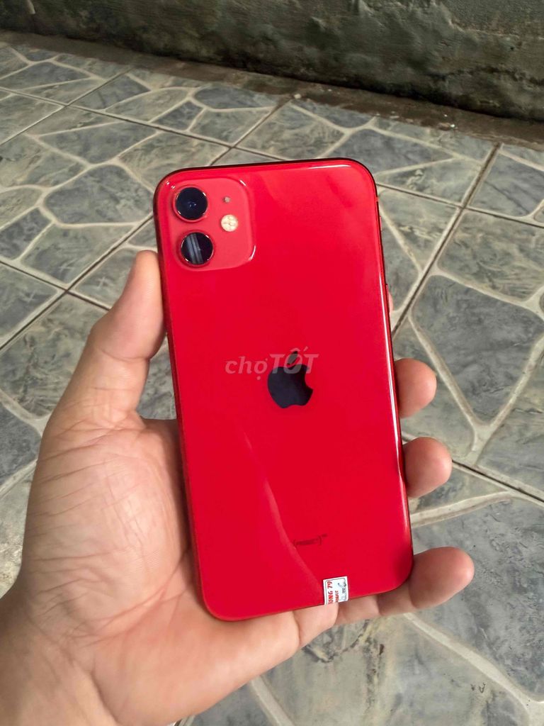 Apple iPhone 11 64GB Đỏ pin 90%  Có GL IP. Mua bán Điện thoại tại Thị xã Bến Cát Bình Dương được đăng bởi Gia Thành hình 1
