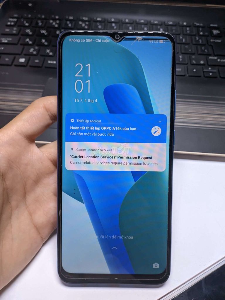 OPPO A16k Xanh. Mua bán Điện thoại tại Quận Cái Răng Cần Thơ được đăng bởi Tuấn Kiệt hình 1