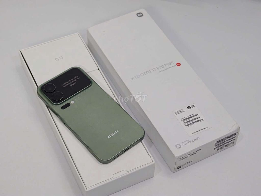 Xiaomi 17 ProMax 512GB Xanh Lá. Mua bán Điện thoại tại Quận Ninh Kiều Cần Thơ được đăng bởi Lê Khang hình 1