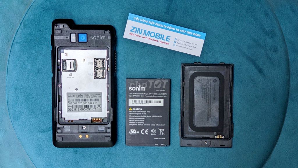 Điện thoại Mỹ Sonim Xp88 bền bỉ, chống vỡ 2 SIM