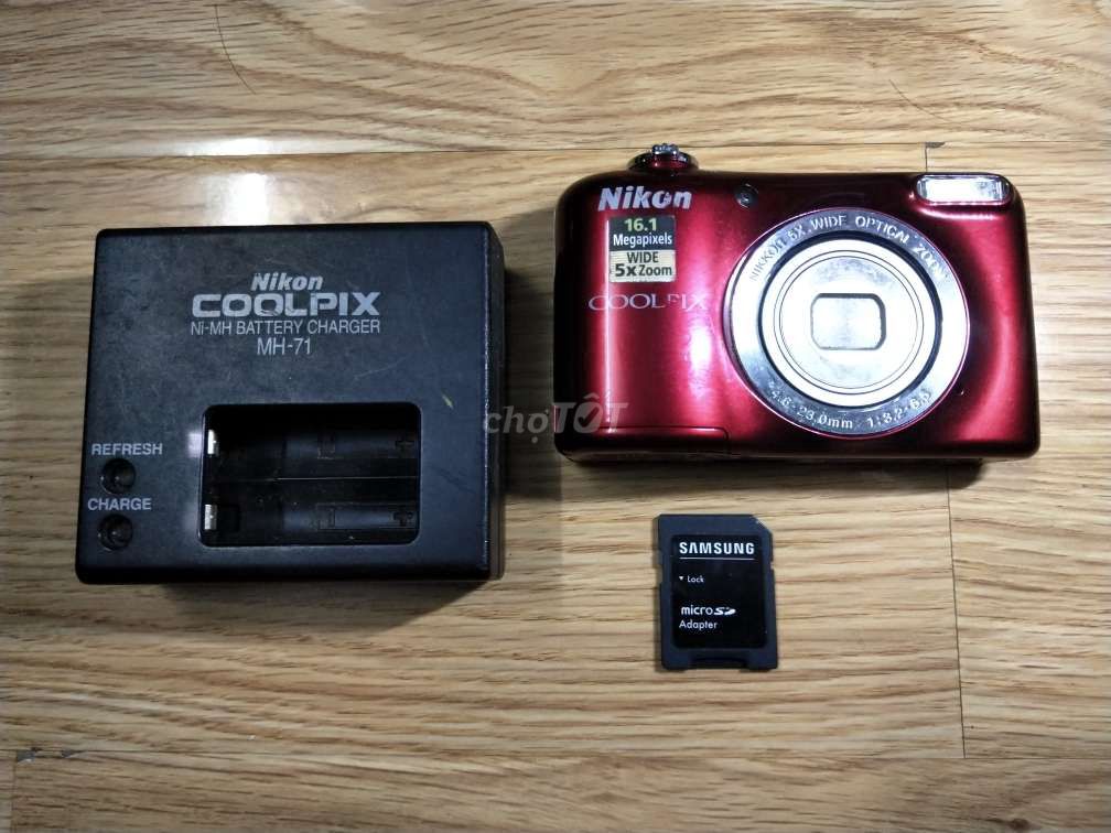 Máy ảnh Nikon Coolpix L29 - 16MP- 4x - xtay Nhật