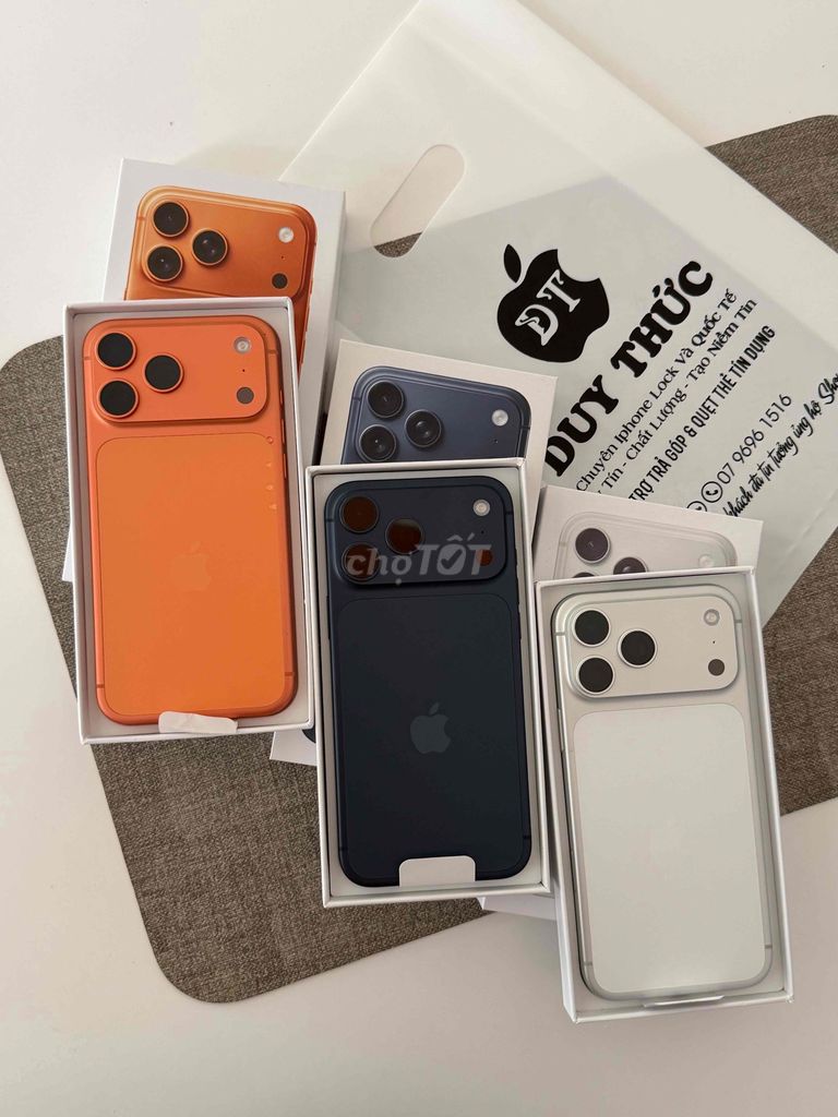 Apple iPhone 17 Pro Max 256GB Mới 100% Keng đủ màu. Mua bán Điện thoại tại Quận Ninh Kiều Cần Thơ được đăng bởi Duy Thức chuyên iphone Lock Cần Thơ hình 1