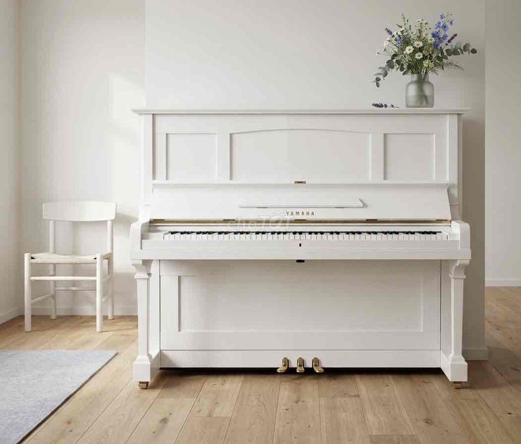 Đàn Piano Yamaha Trắng Gỗ. Mua bán Nhạc cụ tại Huyện Nhà Bè Tp Hồ Chí Minh được đăng bởi THẾ GIỚI PIANO HCM hình 1