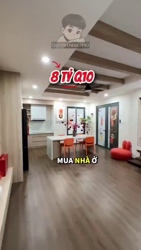 Bán nhà phố Quận 10, ngang 10m, 8 tỷ