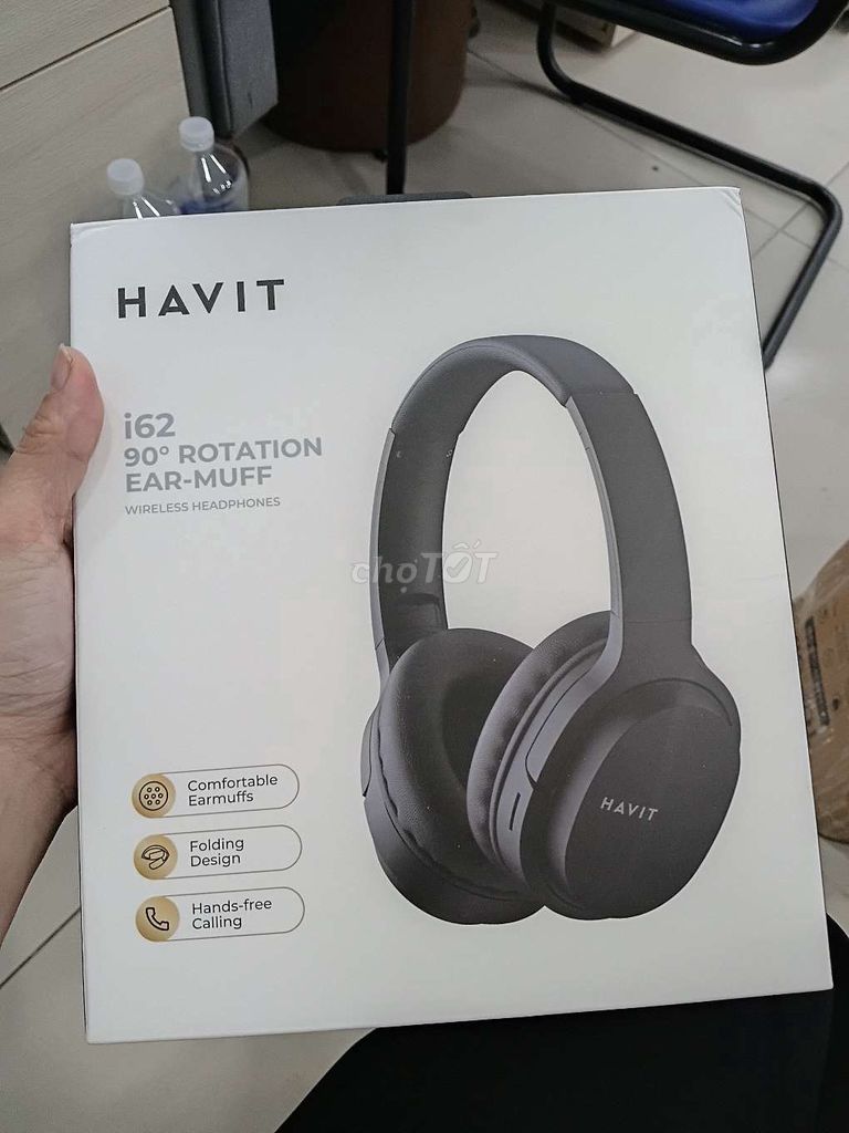 Tai nghe Bluetooth Havit i62 Đen. Mua bán Tivi, Âm thanh tại Huyện Châu Thành Bến Tre được đăng bởi Hiền hình 1