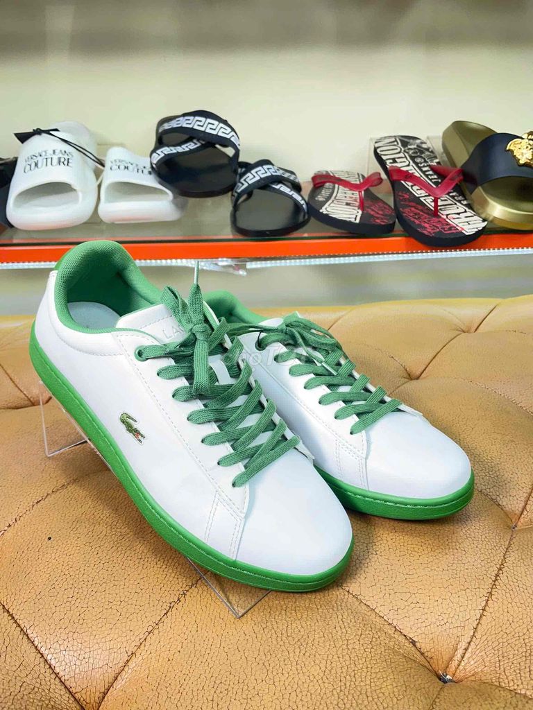 Giày thể thao Lacoste Trắng Xanh. Mua bán Giày dép tại Thành phố Biên Hòa Đồng Nai được đăng bởi Lâm thiên đường hàng hiệu hình 1