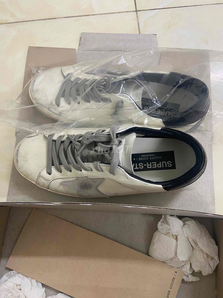 Giày thể thao Golden Goose Super-Star Trắng. Mua bán Giày dép tại Quận Bắc Từ Liêm Hà Nội được đăng bởi minh quang hình 1