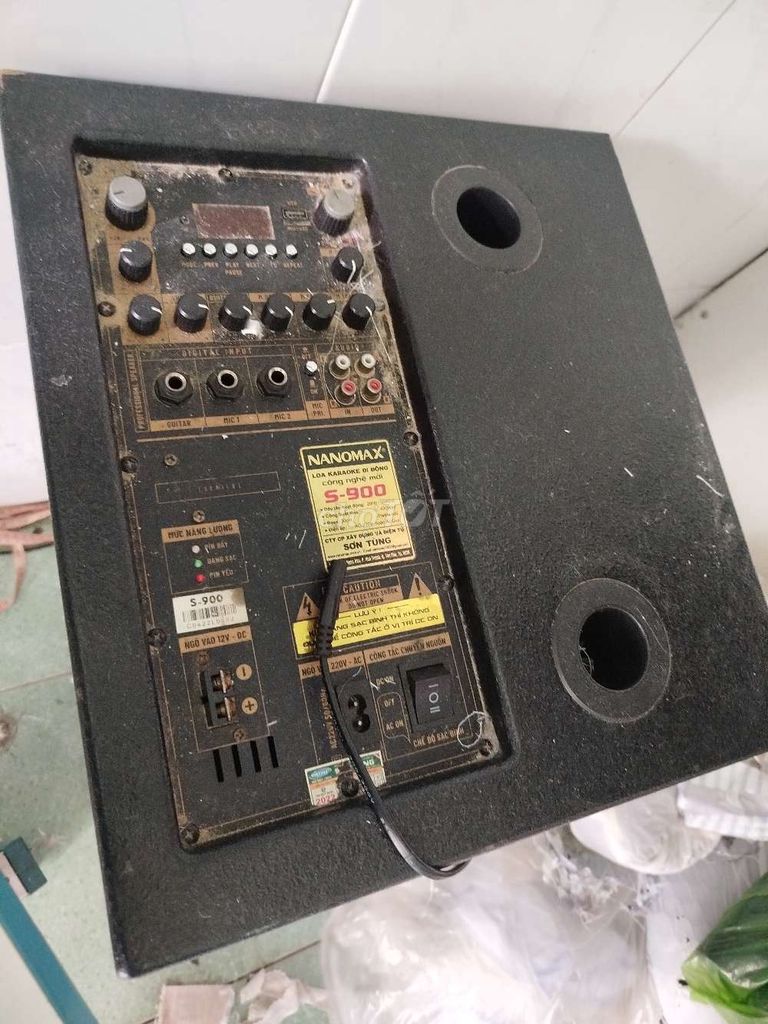 Loa karaoke Nanomax S-900 Đen. Mua bán Tivi, Âm thanh tại Quận 12 Tp Hồ Chí Minh được đăng bởi Trịnh Huế hình 1