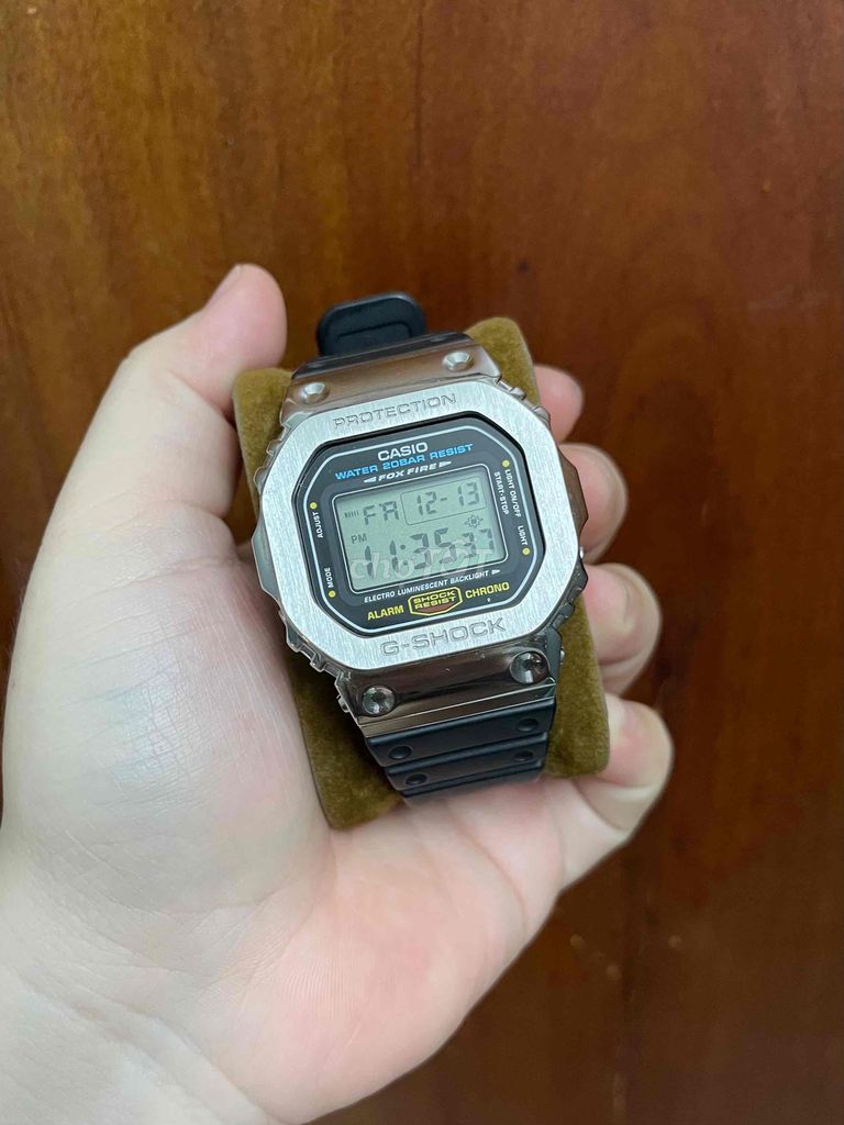 Casio điện tử Gshock DW5600  Real-2hand