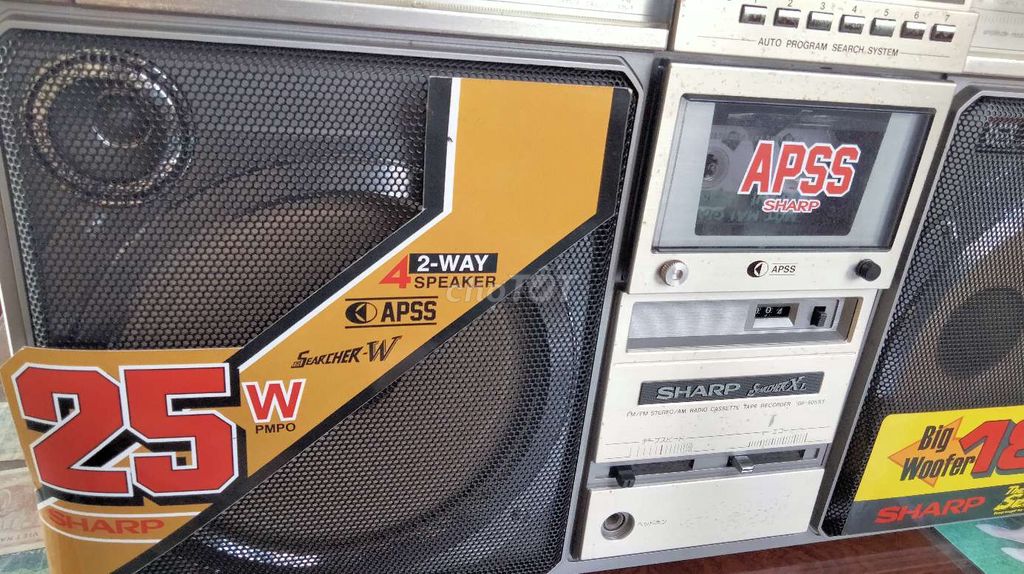 Bán radio cassette Shap gf 505,st