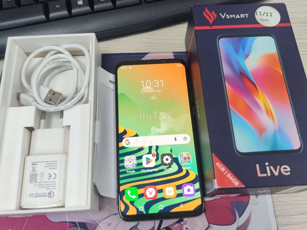 Vsmart Live 4GB/64GB fullbox. Mua bán Điện thoại tại Quận Hai Bà Trưng Hà Nội được đăng bởi Teppi hình 1
