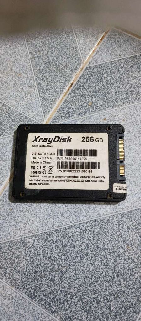 Ổ cứng SSD XrayDisk 256GB SATA Đen. Mua bán Linh kiện (RAM, Card...) tại Huyện Nhà Bè Tp Hồ Chí Minh được đăng bởi Thanh Hải S hình 1