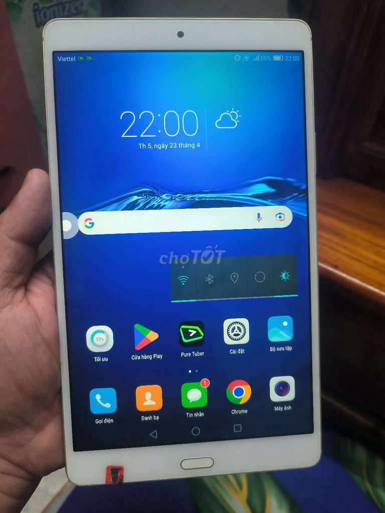 Huawei M3 3GB/16GB Trắng. Mua bán Máy tính bảng tại Quận 8 Tp Hồ Chí Minh được đăng bởi Hưng Nguyễn Phúc hình 1