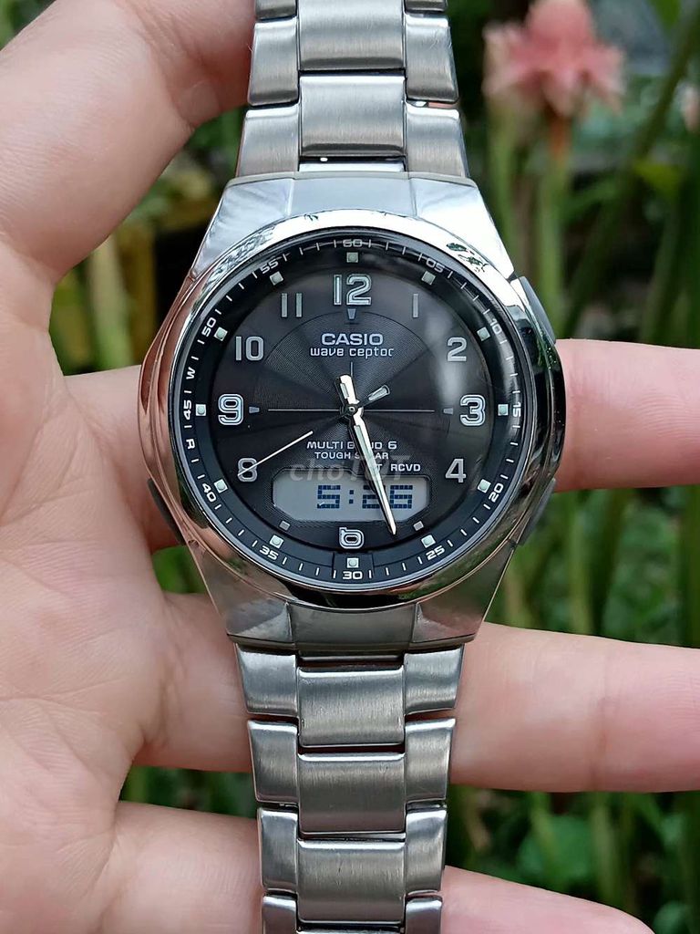 Đồng hồ Casio Wave Ceptor Nam Bạc. Mua bán Đồng hồ tại Huyện Tháp Mười Đồng Tháp được đăng bởi Anh Trần hình 1