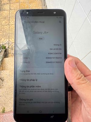 samsung j6+ full, ram 3gb/32gb pin cầm. Mua bán Điện thoại tại Thành phố Sóc Trăng Sóc Trăng được đăng bởi Trocyummy