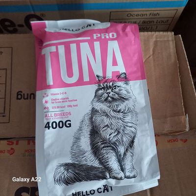 Thức ăn cho mèo hello tuna gói 400g