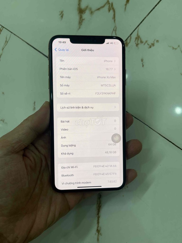 Bán Iphone Xsmax quốc tế còn face màn zin khá đep. Mua bán Điện thoại tại Quận Hà Đông Hà Nội được đăng bởi Mạnh Mobile hình 1