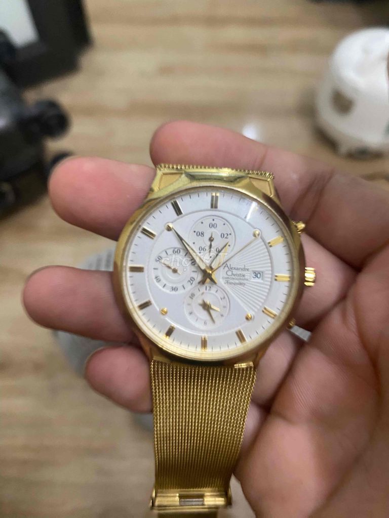 Đồng hồ Alexandre Christie Vàng Thép Không Gỉ Unis. Mua bán Đồng hồ tại Huyện Thanh Trì Hà Nội được đăng bởi Hải Lê hình 1