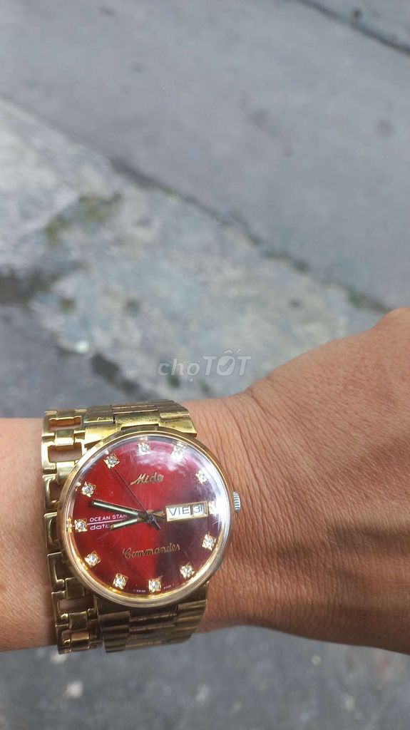 Đồng hồ Mido Ocean Star Commander 1970s Vàng. Mua bán Đồng hồ tại Quận 3 Tp Hồ Chí Minh được đăng bởi Sinh Nguyenduc hình 1